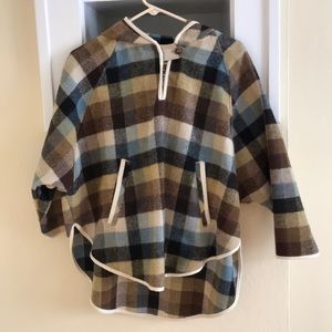 Woolrich Hooded Poncho